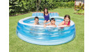 Бассейн семейный с сиденьем и спинкой 224х216х76см Intex 57190 Бассейн семейный с сиденьем и спинкой 224х216х76см Intex 57190