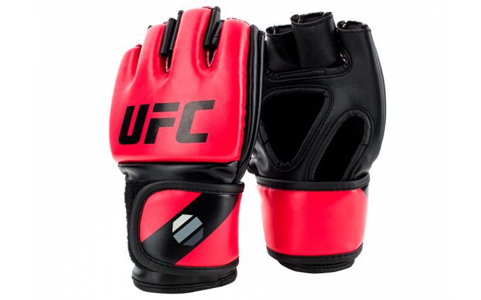 Перчатки MMA для грэпплинга 5 унций (Красные L/XL) UFC