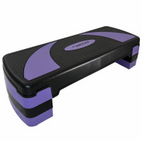 Степ-платформа UNIX Fit для фитнеса 3 уровня, 80 см, фиолетовый