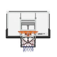 Баскетбольный щит регулируемый UNIX Line B-Backboard-PC 50